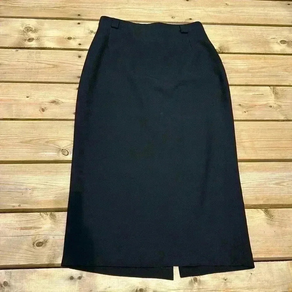 Vintage J  Michaels Black Maxi Skirt - Picture 3 of 14